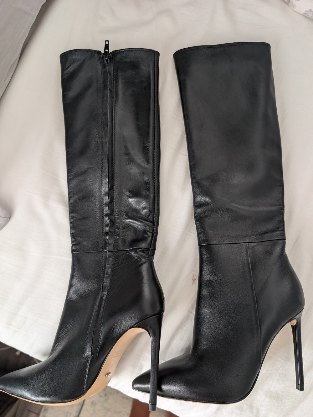 Brand New Tony Bianco Apollo Heeled Boot In Black Venice Size 5